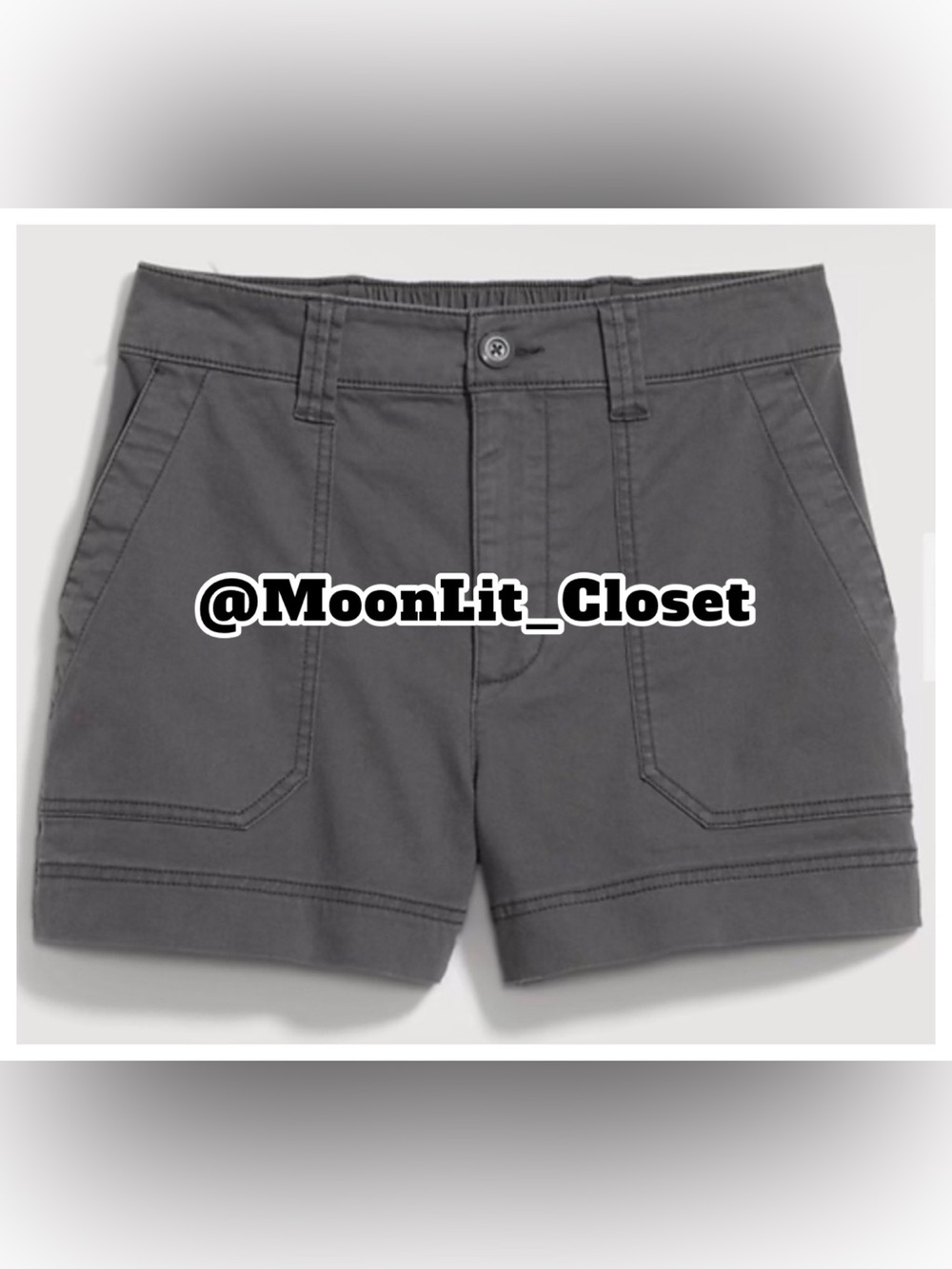 📦 Old Navy High-Waisted OGC Chino Shorts 4 inch inseam “DarkRoom”